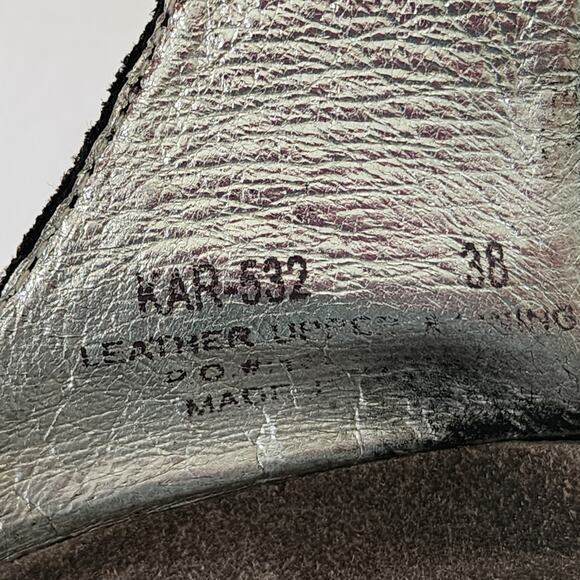 Alegria Karmen Pewter Dazzler Sandals EU 38 US 8-8.5 Leather Comfort KAR-532 - Picture 7 of 8